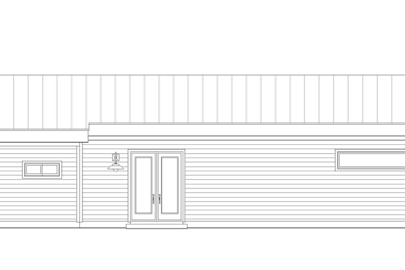 House Plan Design - Exterior - Rear Elevation for Traditional House Plan #932-488 - 2 bed, 2 bath