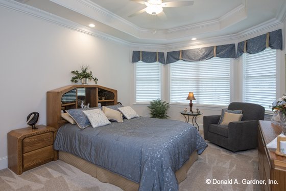 Interior - Master Bedroom for Craftsman House Plan #929-824 - 4 bed, 3 bath