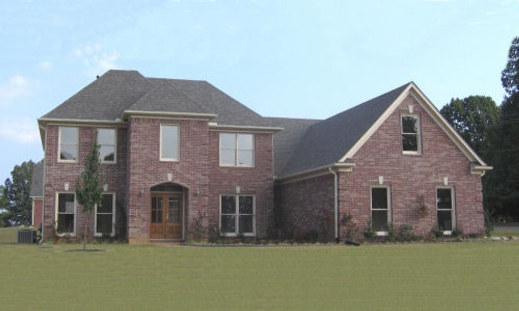 Exterior - Front Elevation 2 for European House Plan #81-13743 - 4 bed, 2.5 bath