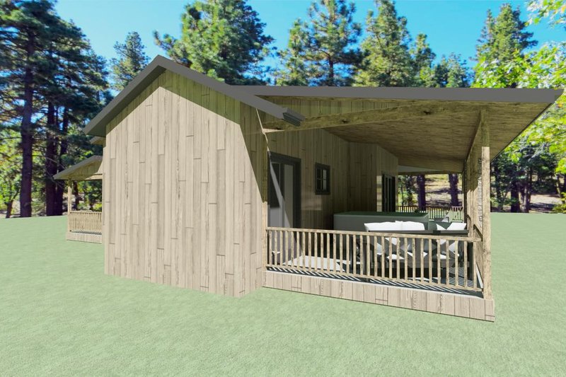 House Blueprint - Photo 7 for Farmhouse House Plan #1109-14 - 2 bed, 3 bath