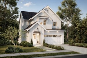 Farmhouse Exterior - Front Elevation Plan #1114-3
