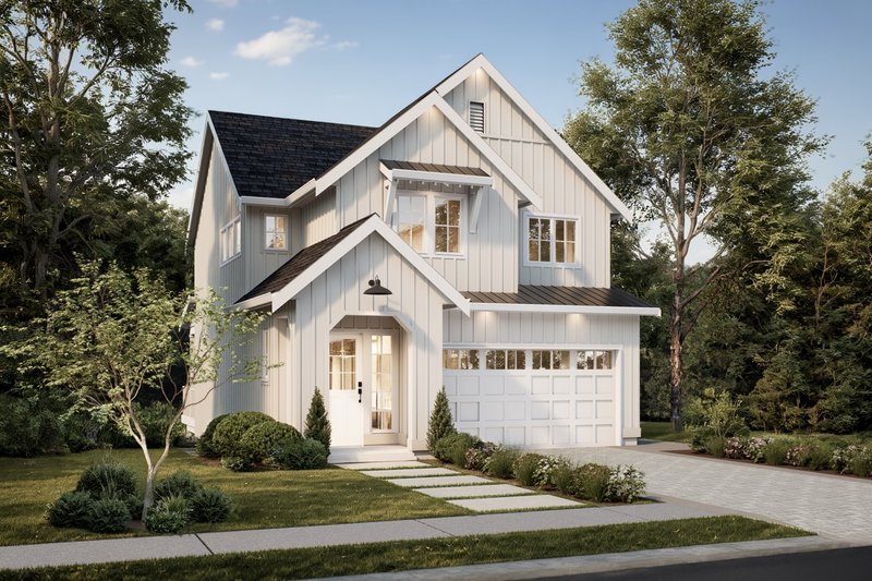 Farmhouse Style House Plan - 3 Beds 2 Baths 1981 Sq/Ft Plan #1114-3