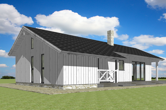 Photo 1 for Modern House Plan #549-18 - 2 bed, 1 bath