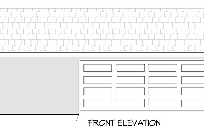 Dream House Plan - Exterior - Front Elevation 3 for Ranch House Plan #932-728, 0 bath