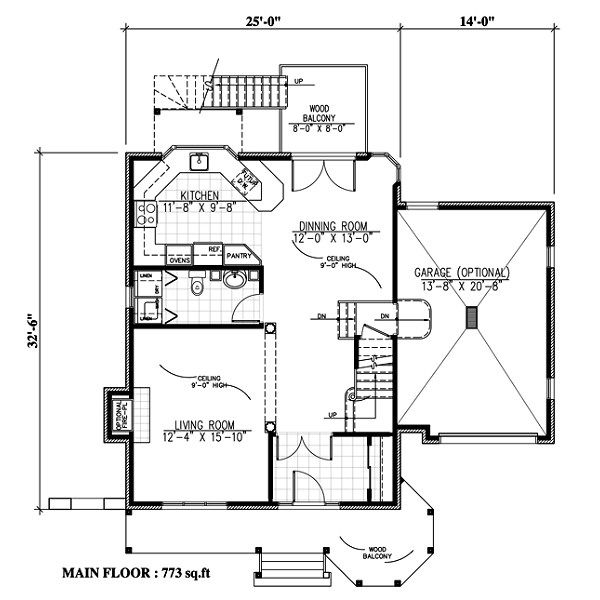 Victorian Floor Plan - Main Floor Plan #138-354