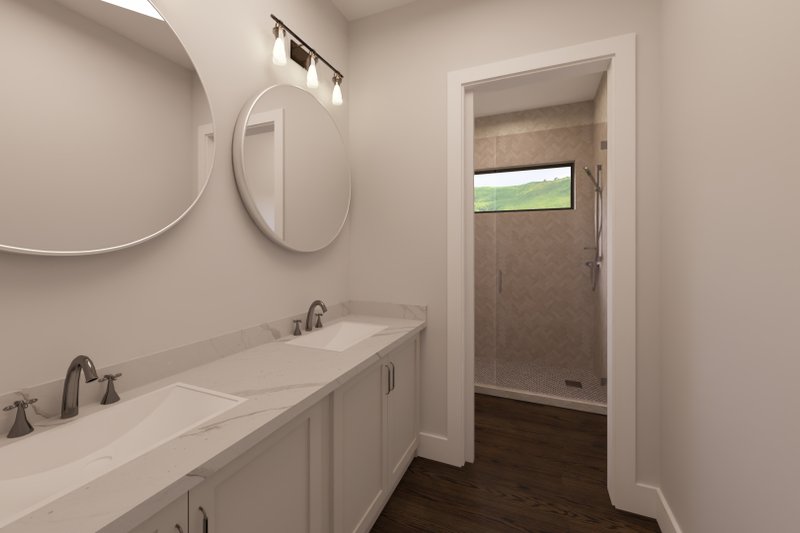Home Plan - Interior - Master Bathroom for Farmhouse House Plan #1094-32 - 3 bed, 2 bath