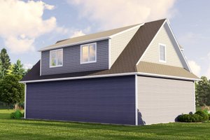 Exterior - Rear Elevation for Craftsman House Plan #1064-138, 4 bath