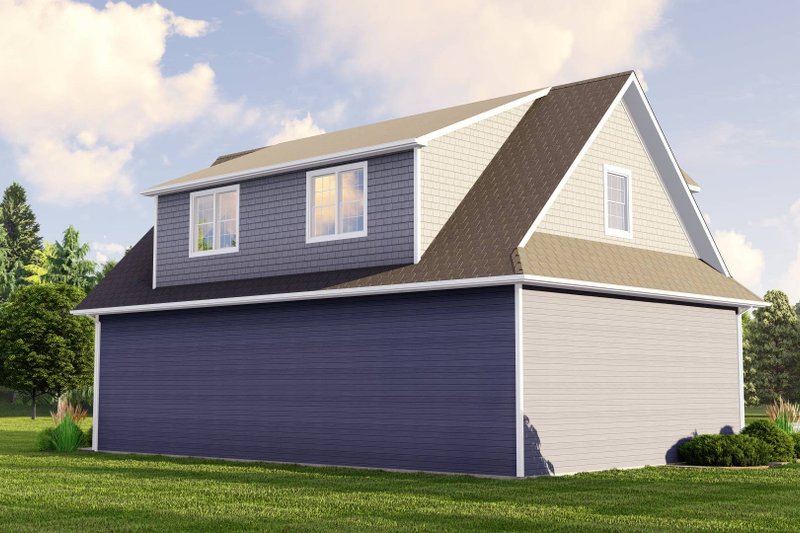 Dream House Plan - Exterior - Rear Elevation for Craftsman House Plan #1064-138, 4 bath