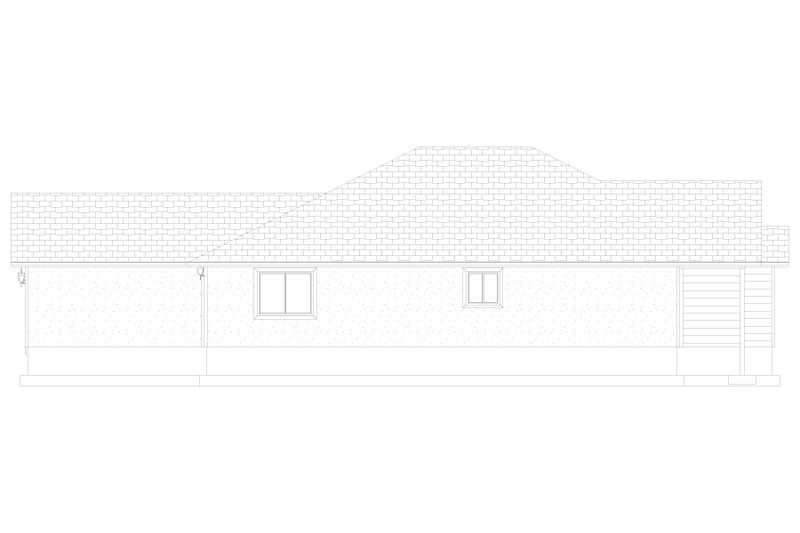 Home Plan - Exterior - Other Elevation for Ranch House Plan #1060-432 - 3 bed, 2 bath