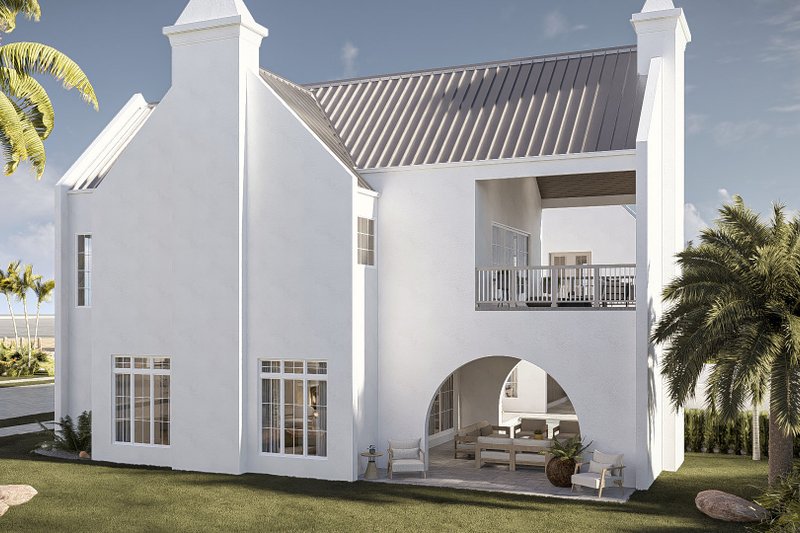 Dream House Plan - Exterior - Other Elevation 3 for Beach House Plan #455-762 - 5 bed, 4 bath