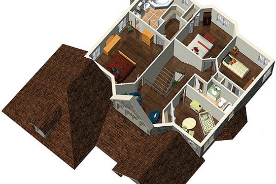 Photo 1 for European House Plan #25-4179 - 4 bed, 2.5 bath