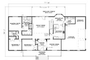 Country Style House Plan - 5 Beds 3 Baths 2747 Sq/Ft Plan #17-1161 
