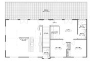 Barndominium Style House Plan - 2 Beds 1.5 Baths 1464 Sq/Ft Plan #1060-408 Floor 