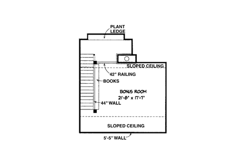 Home Plan - Floor Plan - Other Floor for European House Plan #410-349 - 4 bed, 2 bath