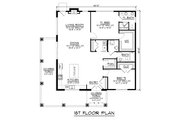 Ranch Style House Plan - 2 Beds 2 Baths 1600 Sq/Ft Plan #1064-407 Floor 