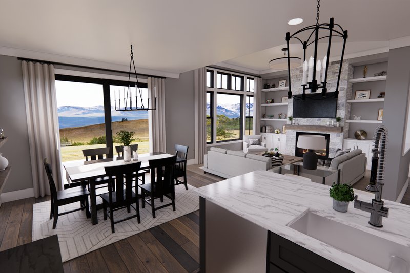 Home Plan - Interior - Kitchen 1 for Farmhouse House Plan #51-1324 - 4 bed, 3 bath