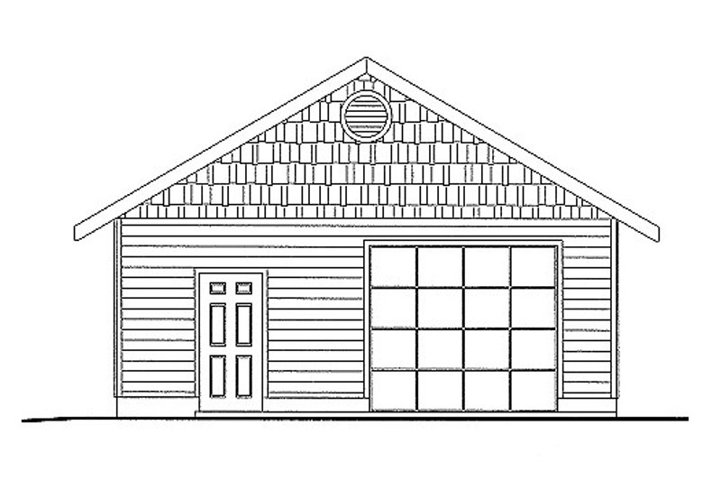 Architectural House Design - Traditional Exterior - Front Elevation Plan #117-720