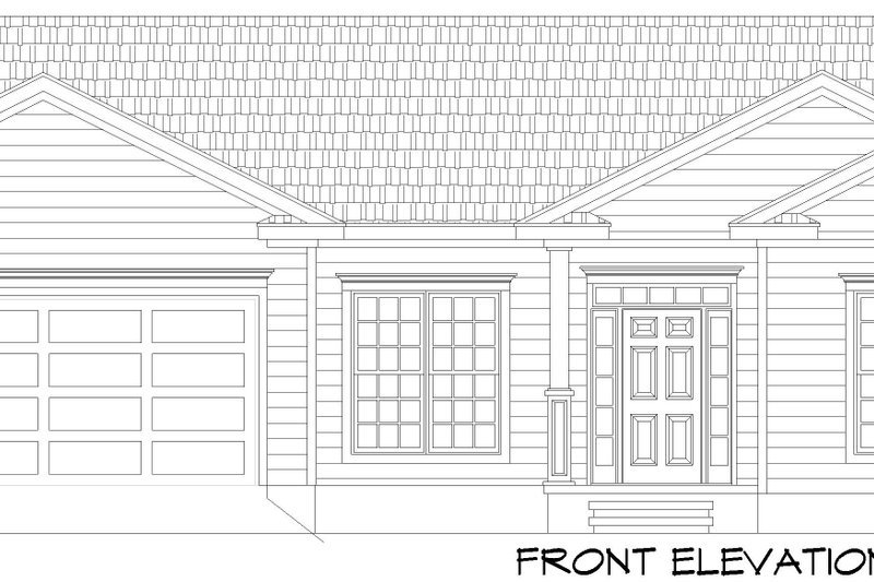 Dream House Plan - Exterior - Front Elevation 3 for Craftsman House Plan #932-1036 - 3 bed, 2 bath