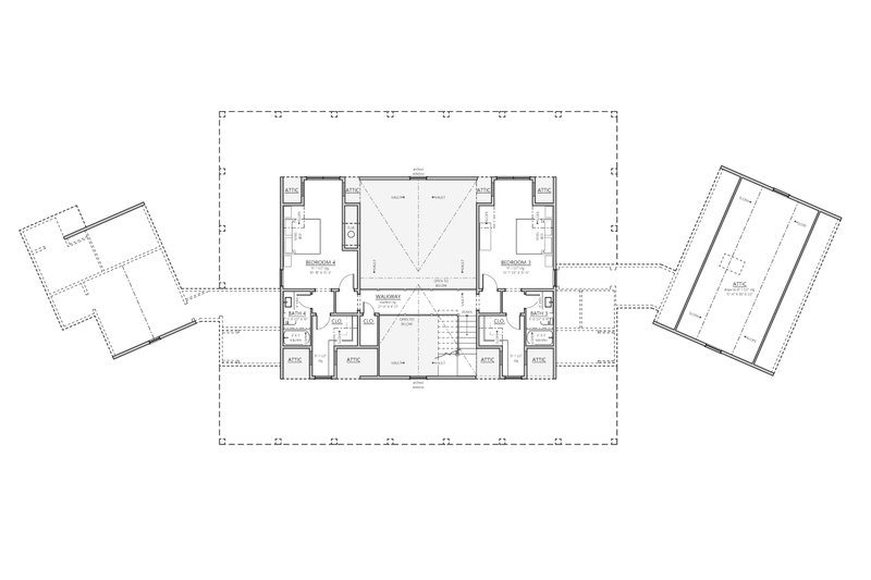 Home Plan - Floor Plan - Upper Floor for Farmhouse House Plan #1094-25 - 5 bed, 5.5 bath