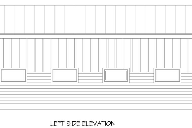 House Blueprint - Exterior - Other Elevation for Contemporary House Plan #932-284, 0 bath