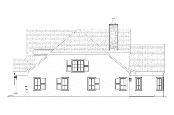 Exterior - Other Elevation 1 for European House Plan #901-65 - 4 bed, 3.5 bath