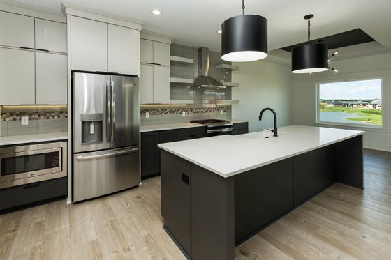 Interior - Kitchen for Ranch House Plan #70-1477 - 3 bed, 2 bath