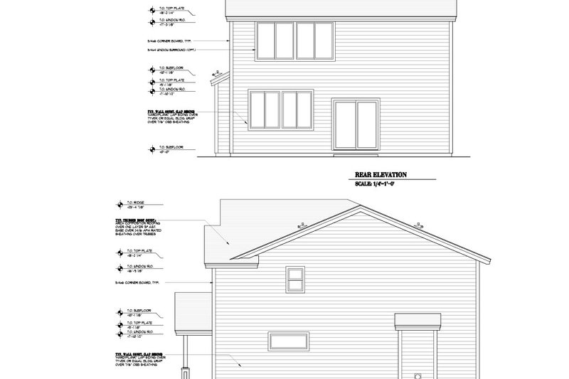 House Design - Exterior - Other Elevation 1 for Craftsman House Plan #53-712 - 3 bed, 2.5 bath