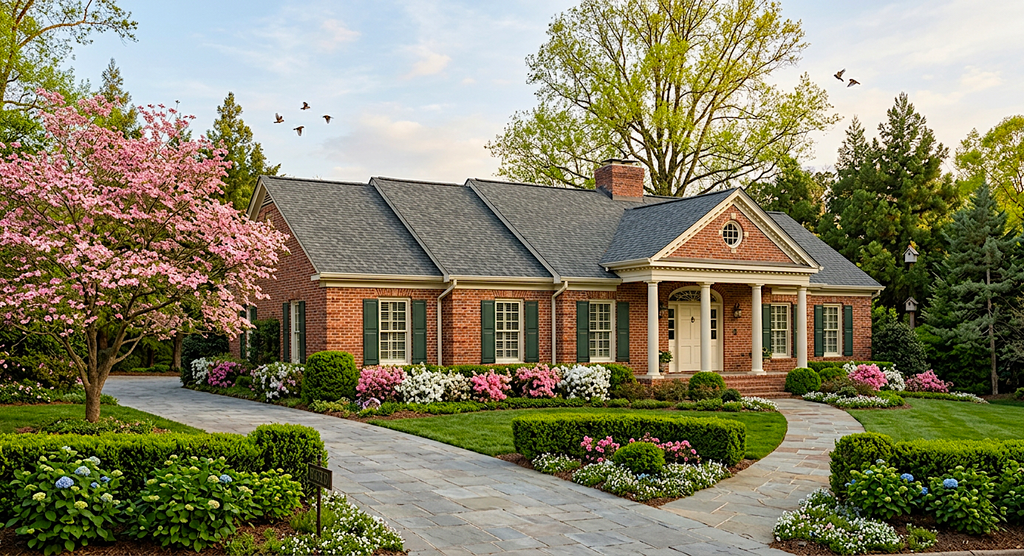 Exterior - Front Elevation 2 for Southern House Plan #30-278 - 4 bed, 2 bath