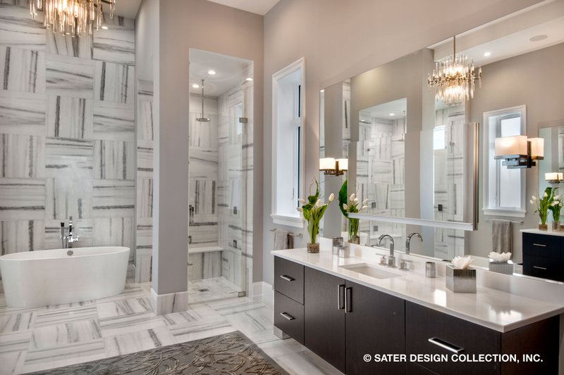 Architectural House Design - Interior - Master Bathroom for Contemporary House Plan #930-513 - 5 bed, 5.5 bath