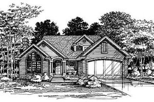 Traditional Exterior - Front Elevation Plan #50-168