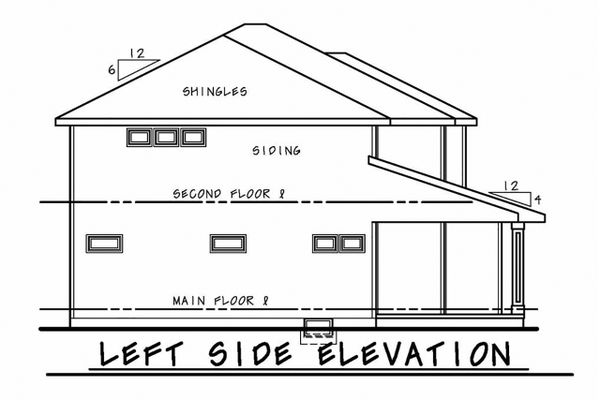 House Blueprint - Left Side