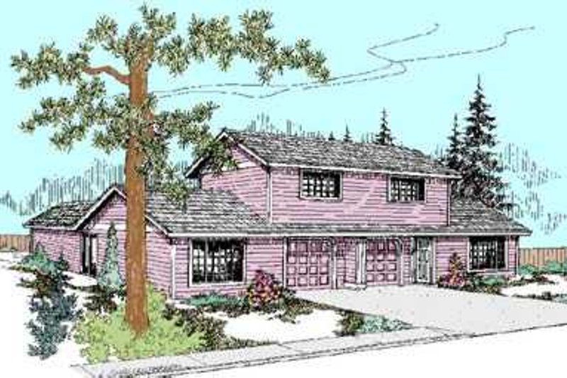 Traditional Style House Plan - 3 Beds 2 Baths 2100 Sq/Ft Plan #60-485