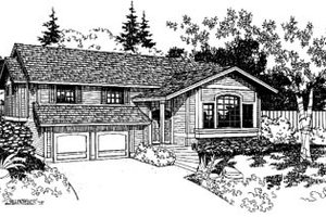 Traditional Exterior - Front Elevation Plan #60-136
