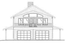 Home Plan - Cabin Exterior - Front Elevation Plan #117-792
