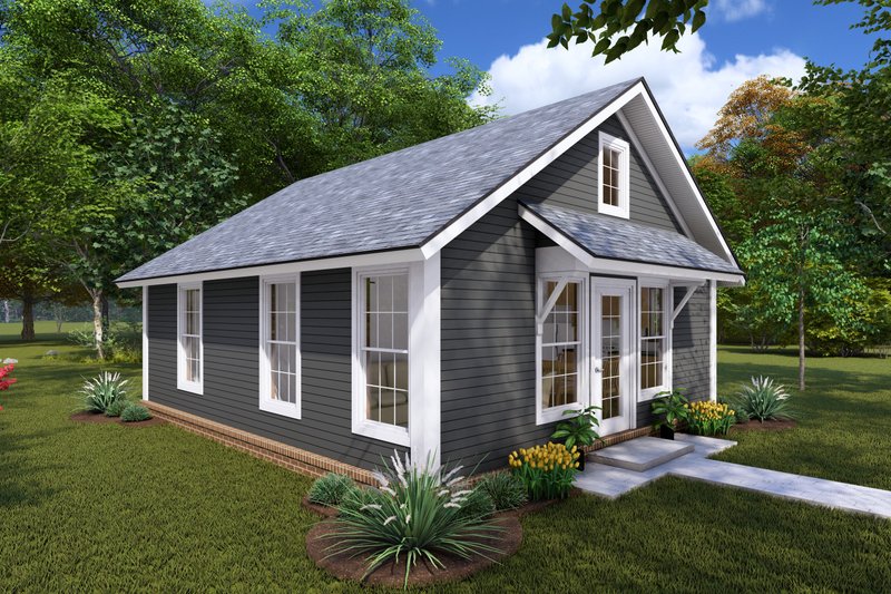 Dream House Plan - Exterior - Other Elevation 1 for Cottage House Plan #513-2232 - 2 bed, 1 bath