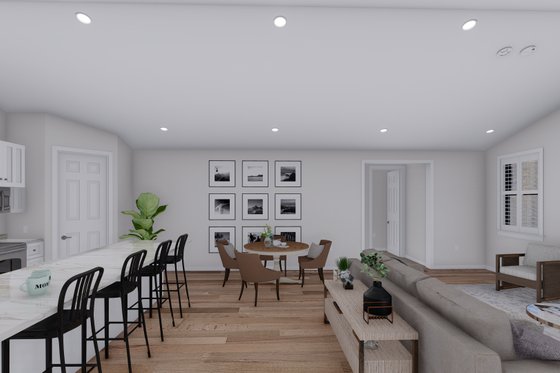 Interior - Family Room 1 for Farmhouse House Plan #1060-118 - 2 bed, 2.5 bath