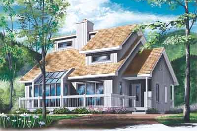 Dream House Plan - Exterior - Front Elevation Plan #23-513