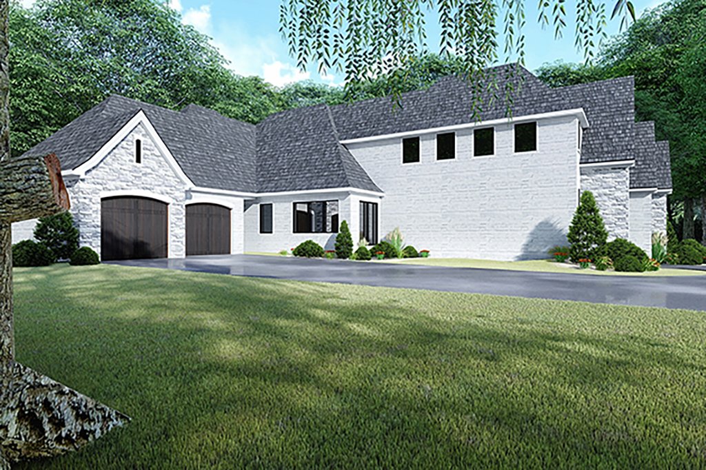 Contemporary Style House Plan - 3 Beds 3.5 Baths 3020 Sq/Ft Plan #17