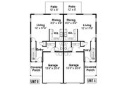 Traditional Style House Plan - 8 Beds 5 Baths 2982 Sq/Ft Plan #124-816 