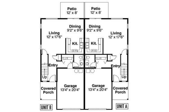 Floor Plan - Main Floor for Traditional House Plan #124-816 - 8 bed, 5 bath