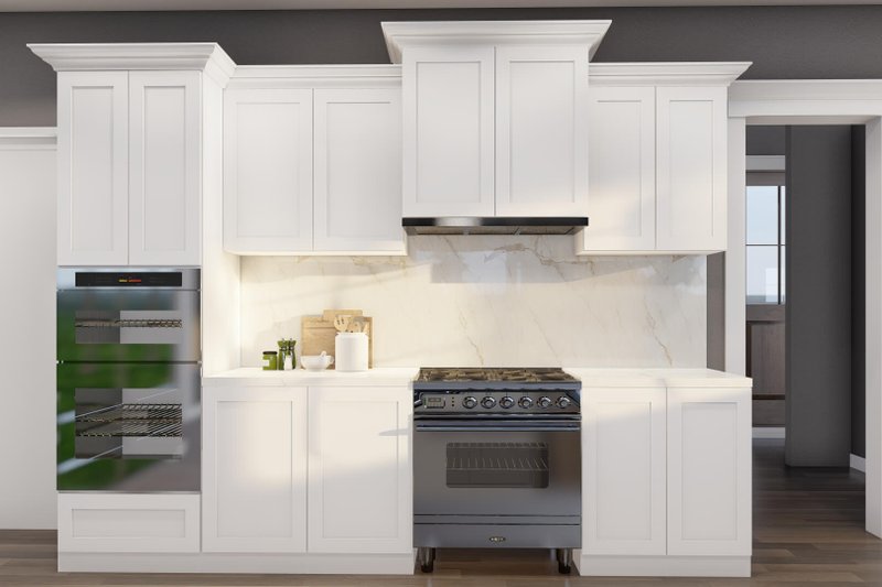 Dream House Plan - Interior - Kitchen 1 for Barndominium House Plan #923-366 - 3 bed, 3.5 bath