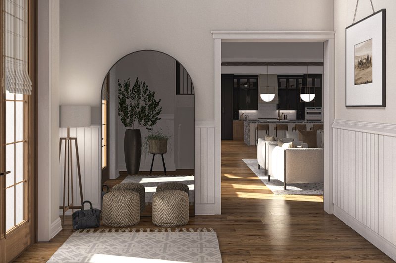 House Design - Interior - Entry for Modern House Plan #455-450 - 5 bed, 4.5 bath