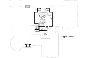 Floor Plan - Upper Floor for European House Plan #310-164 - 4 bed, 3.5 bath