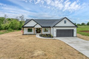 Ranch Exterior - Front Elevation Plan #123-120