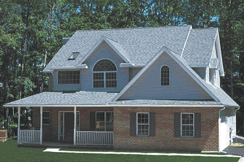 Dream House Plan - Farmhouse Exterior - Front Elevation Plan #20-2025
