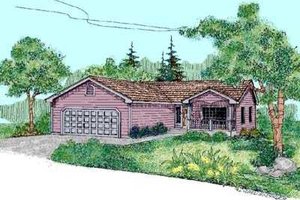 Traditional Exterior - Front Elevation Plan #60-464