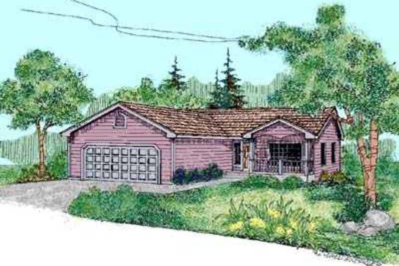 House Design - Traditional Exterior - Front Elevation Plan #60-464