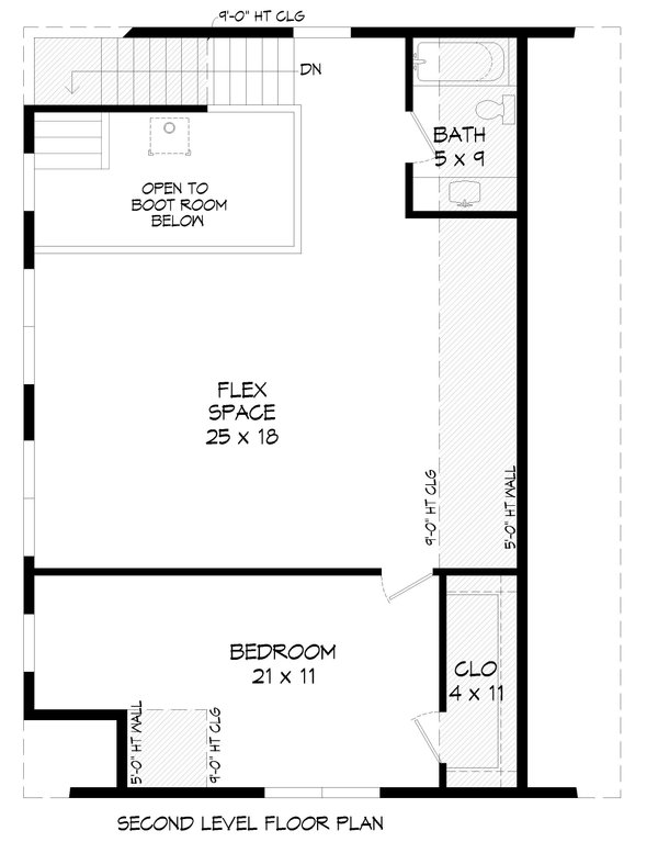 Country Floor Plan - Upper Floor Plan #932-624