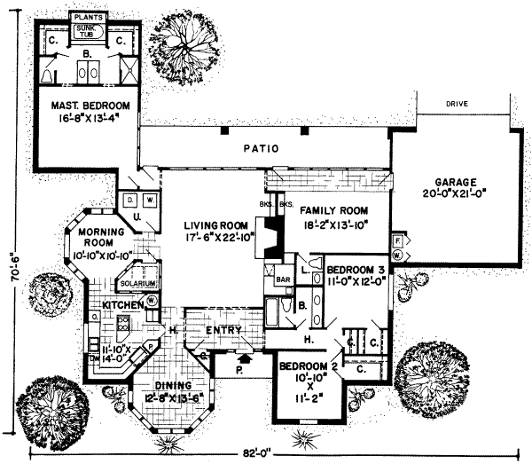 Modern Floor Plan - Main Floor Plan #312-493