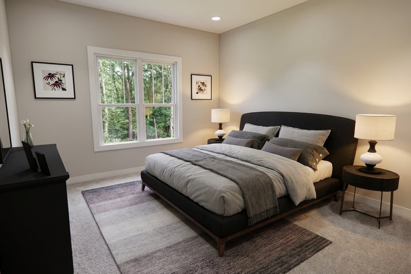Home Plan - Interior - Master Bedroom for Craftsman House Plan #51-1530 - 3 bed, 2 bath